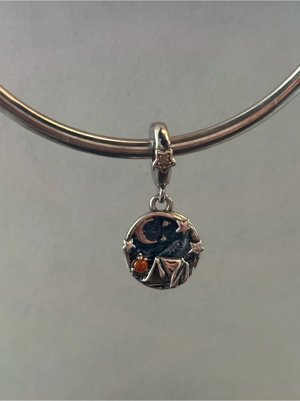 Pandora Sleeping Under the Stars Dangle Charm Silver S925 ALE - Picture 7 of 7